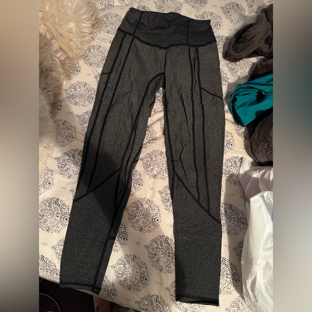 Grey Compression Leggings